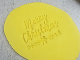 EMBOSSED STAMP - MERRY CHRISTMAS