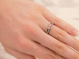 Emerald Cut Argyle Pink Diamond Ring
