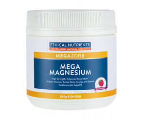EN Mega Magnesium Pwdr R/Berry 200g