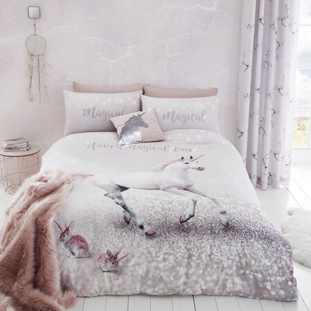 Enchanted Unicorn Single Duvet Cover Set