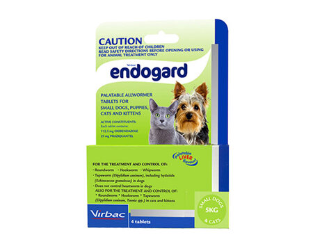 Endogard Cat & Small Dog 4 tablets