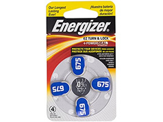 Energizer Hearing Aid Battery #675 4pk