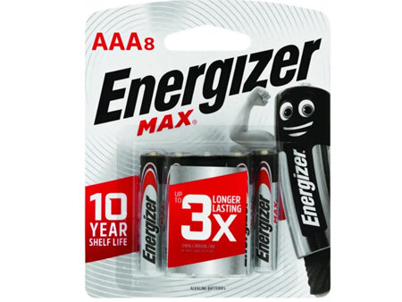 Energizer Max E92 AAA 8T