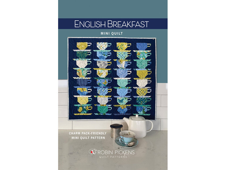 English Breakfast Mini Quilt Pattern from Robin Pickens