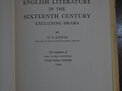 English Literature in the Sixteenth Century excluding Drama