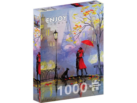 Enjoy 1000 Piece Jigsaw Puzzle Rainy Day in Paris