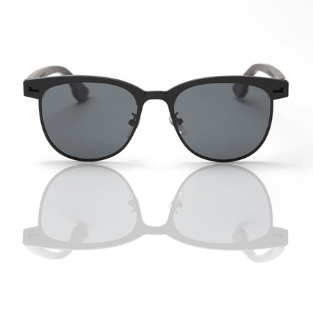 EP6  Sunglasses - Black with Grey Lens