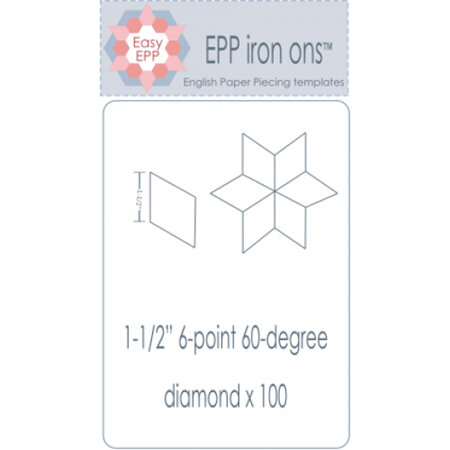 EPP Iron ons 1 1/2" Diamond