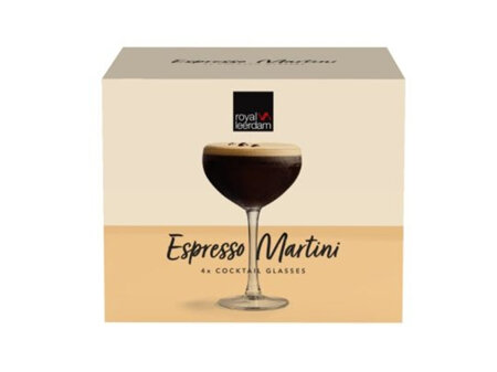 Espresso Martini Glass Set 4 piece 240ml