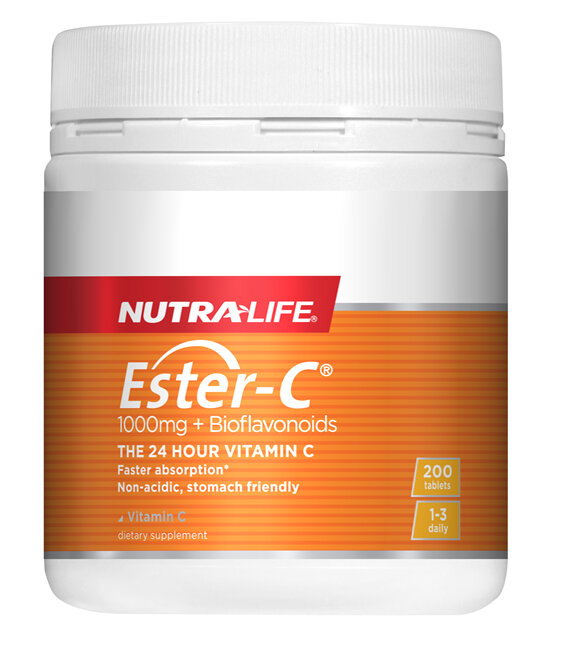 Ester C 1000mg + Biof Tabs - 200 Tabs