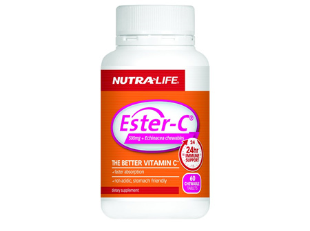 Ester C Echinacea + Probiotic Chew 60