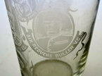 Etched glass tumbler