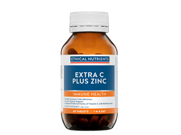 Ethical Nutrients Extra C + Zinc 60 Tablets