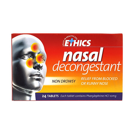 ETHICS Nasal Decongestant 24Tab