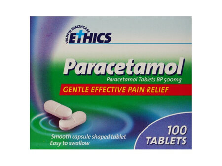 ETHICS Paracetamol 500mg 100 tabs