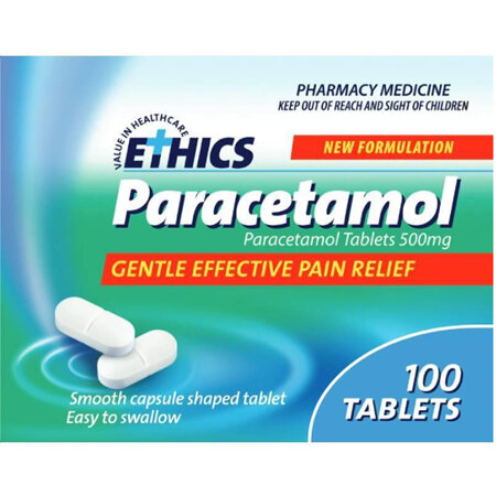 ETHICS Paracetamol 500mg Cap 100s