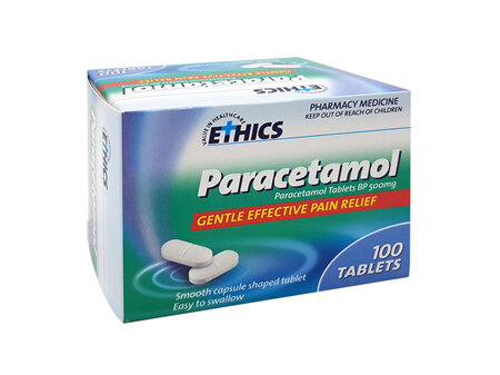 Ethics Paracetamol 500mg tablets x 100