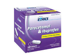 Ethics Paracetamol & Ibuprofen Caplets 100s