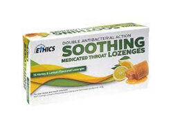Ethics Soothing Medicated Loz 16s