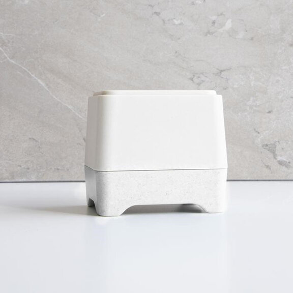 Ethique White In-Shower Container