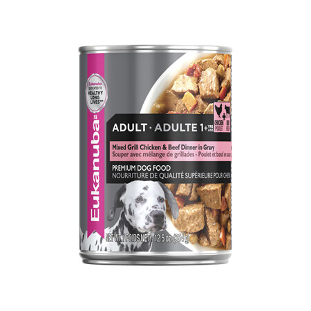 Eukanuba™ Adult Mixed Grill Chicken & Beef Dinner in Gravy Wet Dog Food 354g