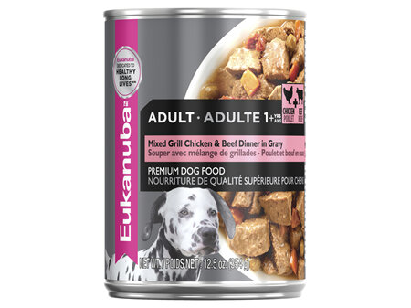 Eukanuba™ Adult Mixed Grill Chicken & Beef Dinner in Gravy Wet Dog Food 354g