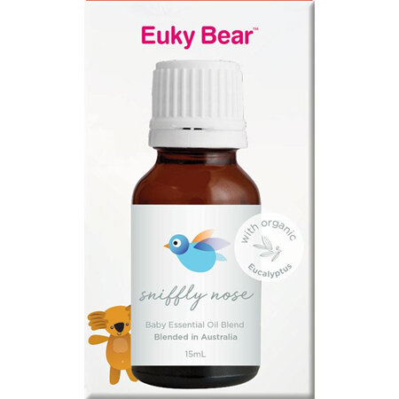 EUKY BEAR SNIFFLY NOSE BABY ESSENTIAL OIL 15ML