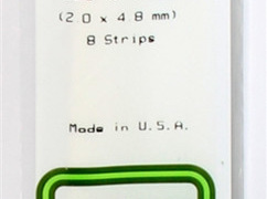 Evergreen 168 Strip Styrene - 2.0 x 4.8mm Strips