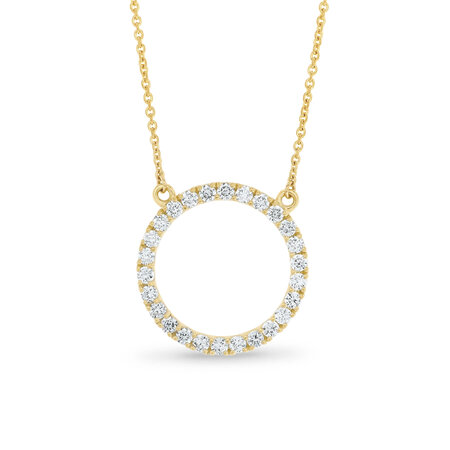 Evermore Diamond Circle Necklace