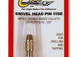Excel 55661 Swivel Head Pin Vice with 4 Chucks