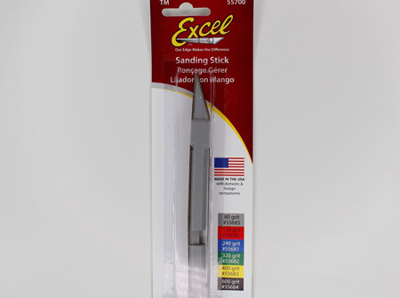 Excel 55678 Sanding Stick 80 Grit with Spare Belt