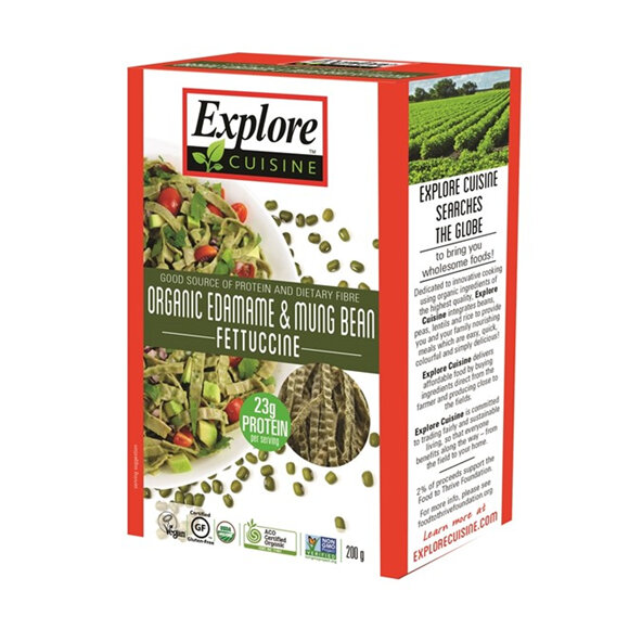 Explore Cuisine Organic Fettuccine Edamame And Mung Bean 200g Amore Food Market And Cafe 9124