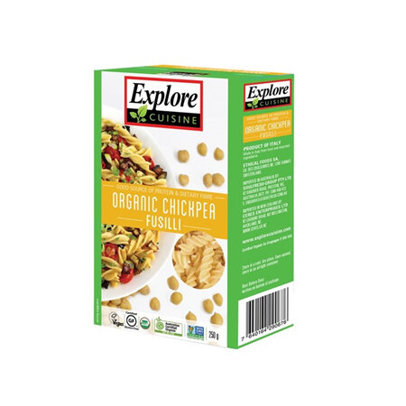 Explore Cuisine Organic Fusilli Chickpea, Sorghum, Thai Black Rice  - 250g