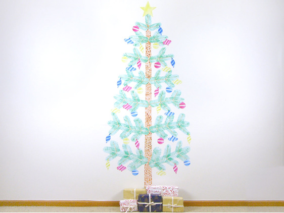 Extra Large Christmas tree wall decal