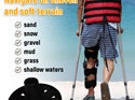 EZ-Walk All Terrain Crutch SandPads