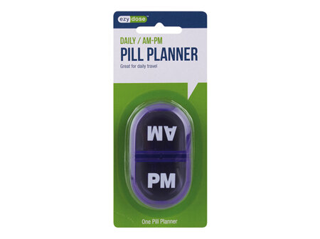 Ezy-Dose Daily AM PM Pill Reminder