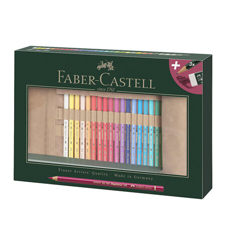 Faber-Castell Polychromos - Pencil Roll - 33 Pencils