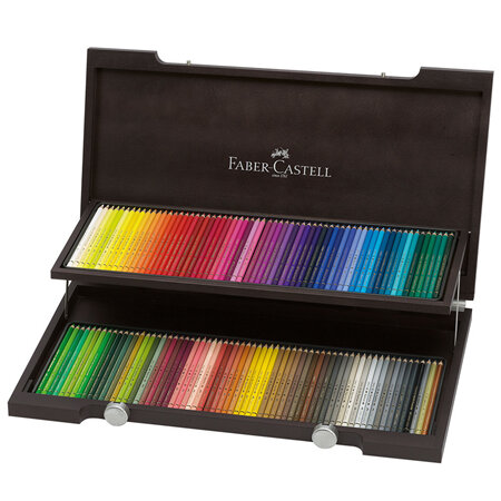 Faber-Castell Polychromos Wooden Box of 120