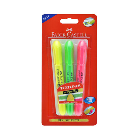 Faber-Castell Textliner - Super Gel Highlighters