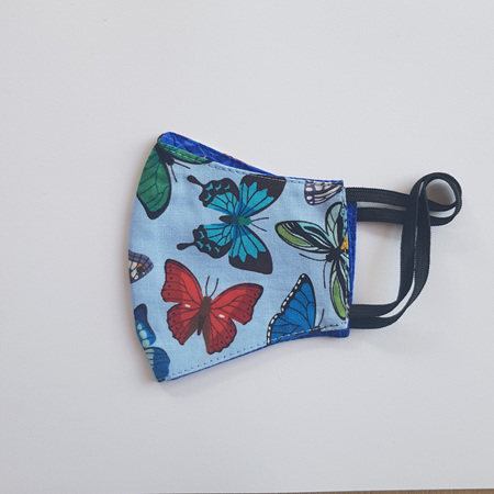 Face Mask Extra Small Butterfly Print
