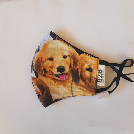 Face Mask Large Dogs Print