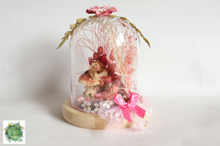 Faery Floral Dome - Pink