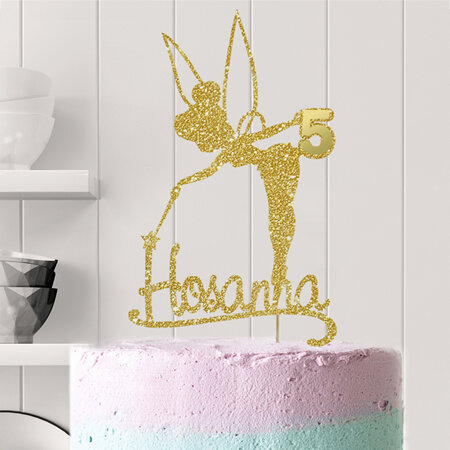 Fairy Cake Topper Personalised