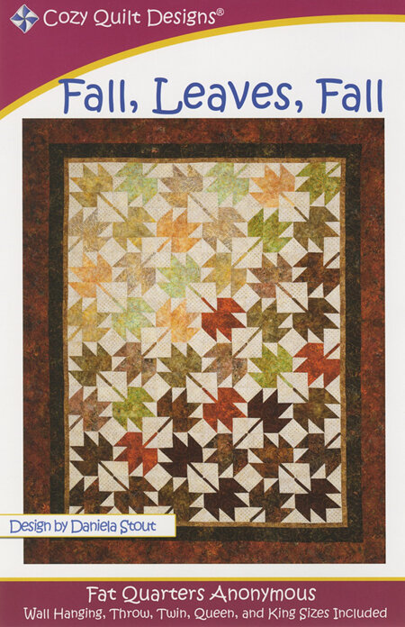Fall Leaves Fall Quilt Pattern from Cozy Quilt Designs