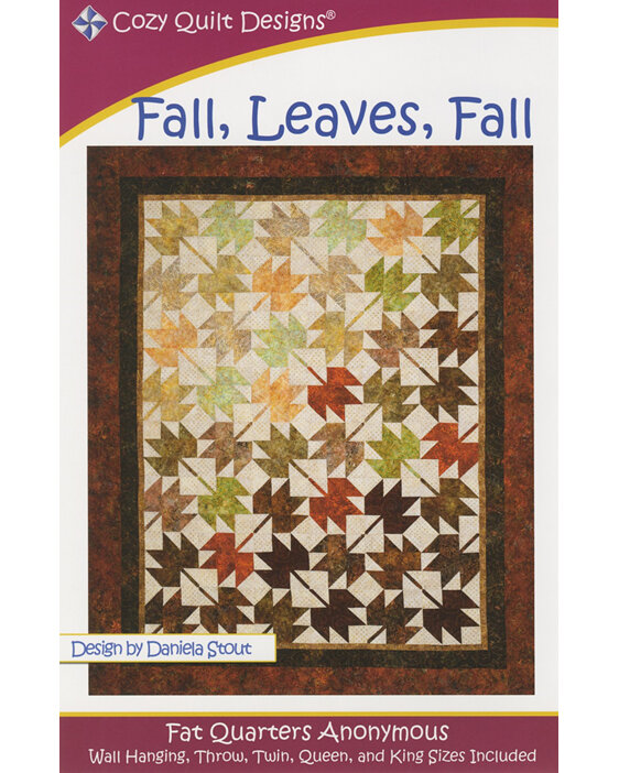 Fall Leaves Fall Quilt Pattern from Cozy Quilt Designs