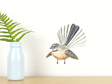 Fantail wall decal
