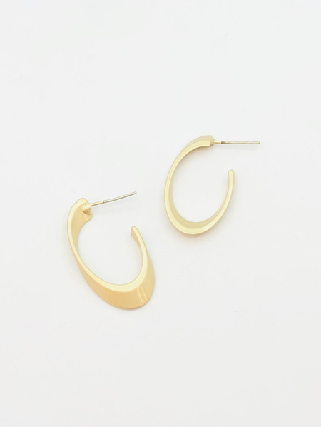Fashion Earrings Geometric Drop - Gold