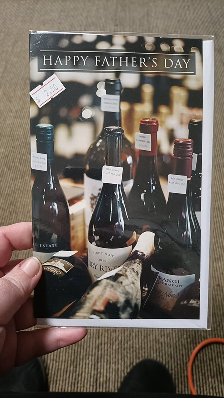 Fathers Day Card - WINE