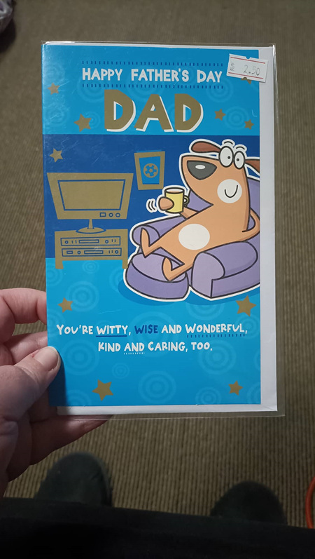 Fathers Day Card - Witty Wise Wonderful