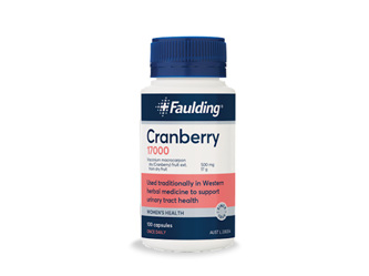 Faulding Remedies Cranberry 17000mg 100 Caps